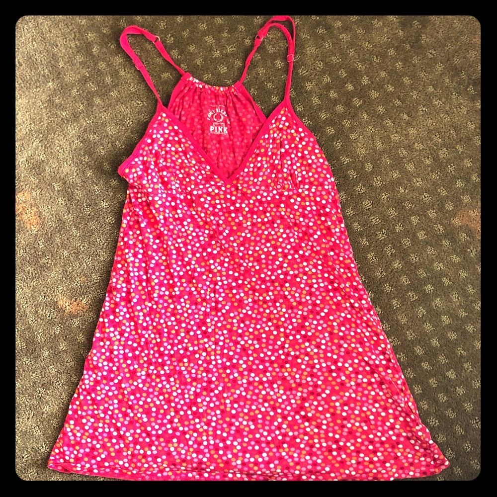 Pink by Victoria Secret racer back nightgown
